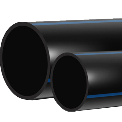 Tubo de abastecimento de água em HDPE preto Tubo de água potável PE Tubo de irrigação subterrânea