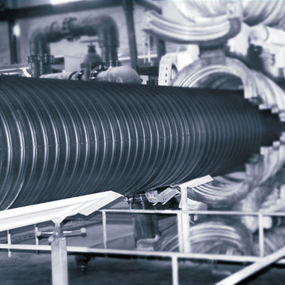Projetar o HDPE das tubulações da drenagem do HDPE corrugou a tubulação 400 500mm gêmea da parede