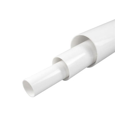 As tubulações engrossadas da drenagem do PVC PN10 personalizaram a tubulação de água potável branca do PVC