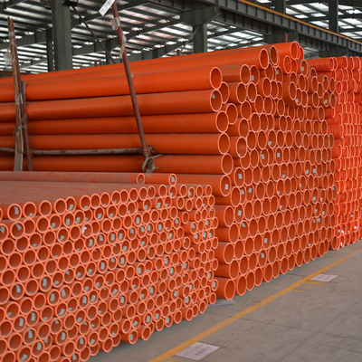 Rosqueamento contínuo da luva 110mm CPVC PMP (produção máxima possível) dos tubos da proteção do cabo da parede do HDPE
