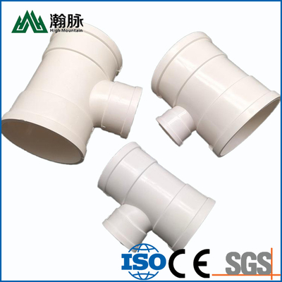Qualidade  2 Inch PVC Drainage Pipe Fittings Sewage Customized Adhesive Connection Fábrica