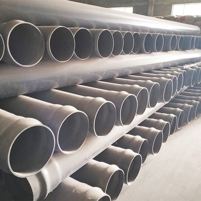 O encanamento dos fornecedores de China PVC U de 8 polegadas conduz o grande diâmetro da parede fina para a fonte de água