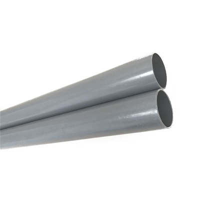 O preço baixo conduz PVC U do cinza conduz a polegada Gray For Water Supply do diâmetro 8 de 125mm