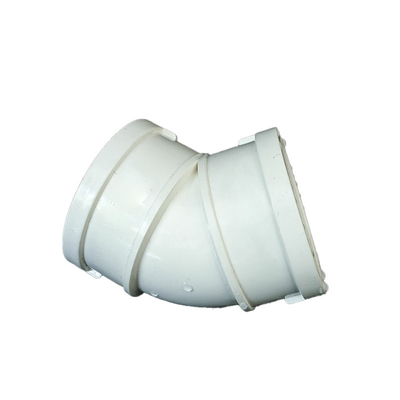 Multi encaixes de tubulação Gray Blue Plastic Joint branco da drenagem do PVC do cotovelo da especificação