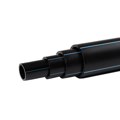 8 polegadas Pe100 PEAD Tubulação de abastecimento de água com espessura Tubulação de plástico preta personalizada