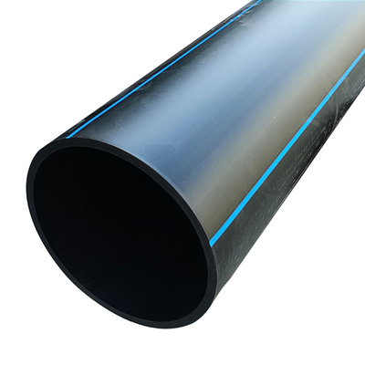 Tubo de abastecimento de água de PE preto de plástico subterrâneo DN1000mm