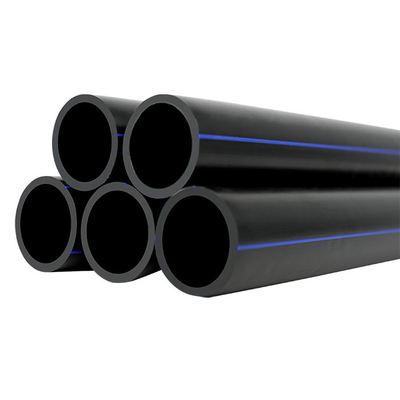 Tubo de abastecimento de água e drenagem Pe100 HDPE preto 2,5 polegadas