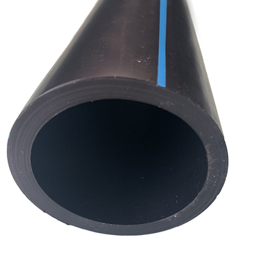 O Pe plástico da fonte de água da tubulação da drenagem da irrigação do HDPE conduz preto