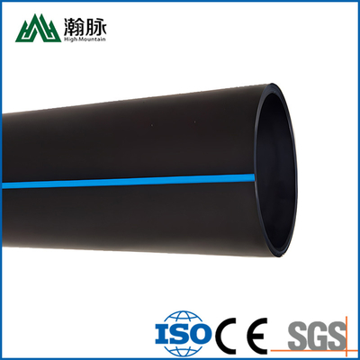 Tubo de água PE100 HDPE preto SN8 200mm 300mm 400mm Para sistema de drenagem