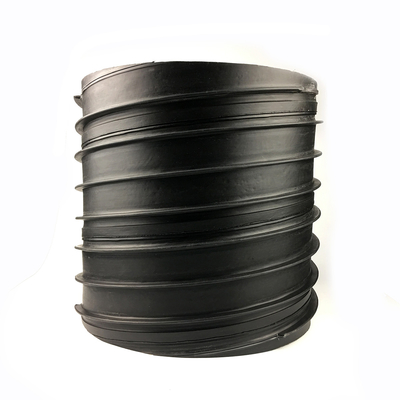 PE100 Tubos de abastecimento de água em HDPE de raias pretas e azuis com resistência à corrosão