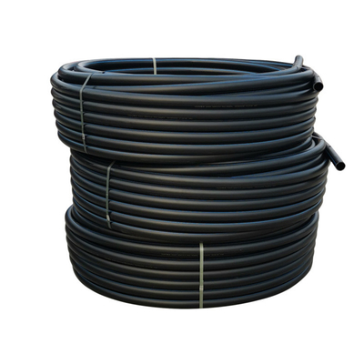 PE100 Tubos de abastecimento de água em HDPE preto/azul com amostras disponíveis