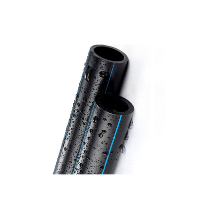 Atraente tubo de água hdpe em faixa preta/azul DN20mm-1600mm
