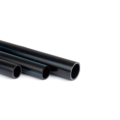 Comprimento personalizável Tubo de água Hdpe preto e azul Tubo de água com resistência à corrosão