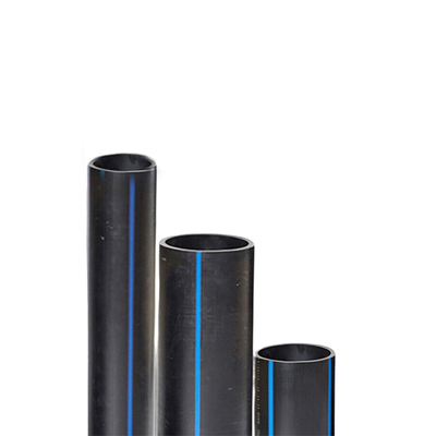 Comprimento personalizável Tubo de água Hdpe preto e azul Tubo de água com resistência à corrosão