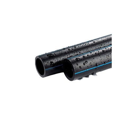 Comprimento personalizável Tubo de água Hdpe preto e azul Tubo de água com resistência à corrosão