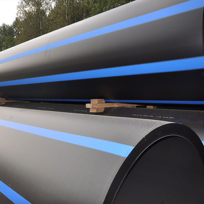 Tubo de água de HDPE azul preto resistente à corrosão