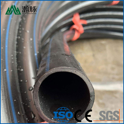 Tubos de drenagem de HDPE de vários tamanhos e cores