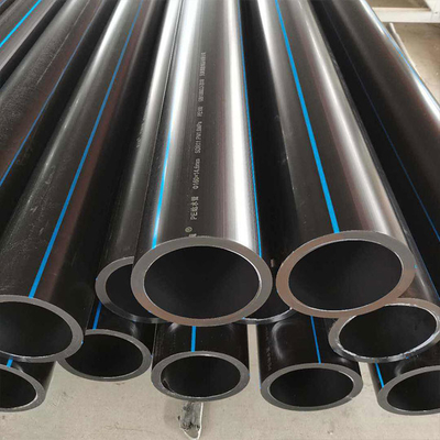 Tubos de drenagem de HDPE de vários tamanhos e cores