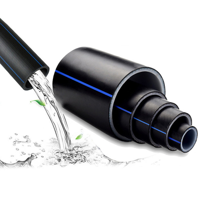 Tubos de drenagem de HDPE de vários tamanhos e cores