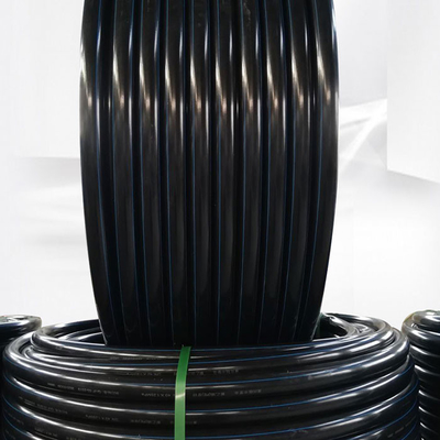 Tubos de abastecimento e drenagem de água de HDPE preto duráveis