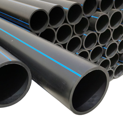 DN16-1800 Tubos de plástico HDPE para abastecimento de água com tubos de drenagem de polietileno resistentes à corrosão