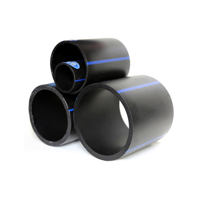 DN16mm-1800mm Tubo de água HDPE preto para engenharia municipal Tubos de abastecimento de água de plástico Tubo de bobina Hdpe