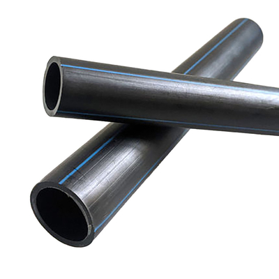 DN16mm-1800mm Tubo de água HDPE preto para engenharia municipal Tubos de abastecimento de água de plástico Tubo de bobina Hdpe