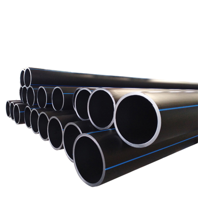 Tamanho personalizado tubos de abastecimento de água HDPE PE comprimento como requisitos do cliente para a rede de distribuição de água