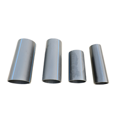 Comprimento conforme exigência do cliente Tubos de abastecimento de água de HDPE com serviços de processamento de corte e espessura de 2,3 mm-117,6 mm