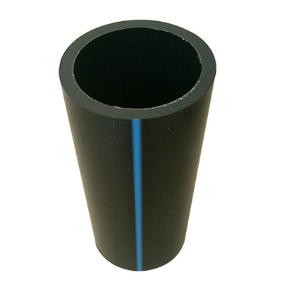 Tubos de abastecimento de água PE HDPE comprimento conforme os requisitos do cliente azul ou preto com faixa azul