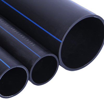 Certificação de tubos Hdpe personalizáveis 45001 2,3 mm-117,6 mm para aplicações de tubulação flexível