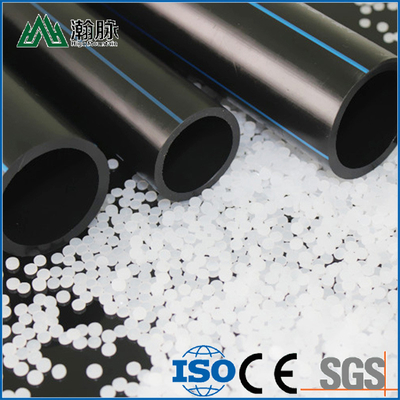 Tubos de abastecimento de água de polietileno HDPE de alta densidade e espessura de 2,3 mm-117,6 mm adequados para redes de distribuição de água