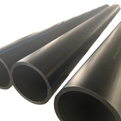 Tubos de abastecimento de água de polietileno HDPE de alta densidade e espessura de 2,3 mm-117,6 mm adequados para redes de distribuição de água