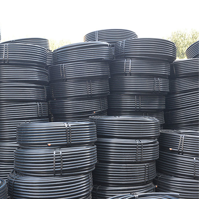 Tubos de abastecimento de água de HDPE resistentes à corrosão Método de ligação por fusão de traseira Feito de matéria-prima PE