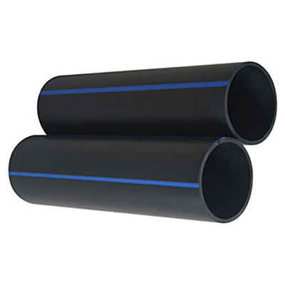 Instalação sem trincheira ou em trincheira aberta com tubos de água de HDPE preto e respeitadora do ambiente