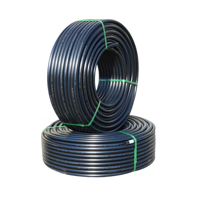 Tubos de abastecimento de água de 20 mm-1200 mm de HDPE para drenagem de água em preto