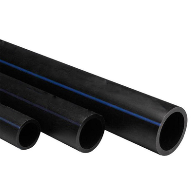 Tubos de abastecimento de água de 20 mm-1200 mm de HDPE para drenagem de água em preto