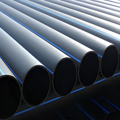 1.25mpa-2.5mpa tubos de abastecimento de água HDPE com polietileno de alta densidade comprimento 5.8m/11.8m/personalizado