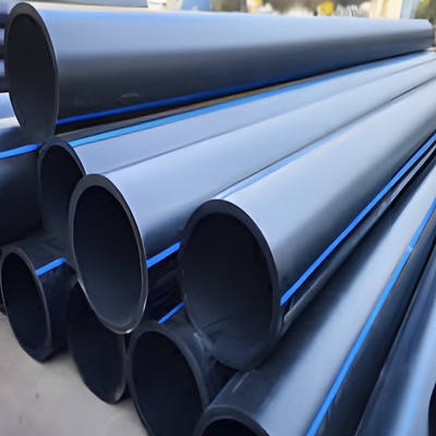 1.25mpa-2.5mpa tubos de abastecimento de água HDPE com polietileno de alta densidade comprimento 5.8m/11.8m/personalizado
