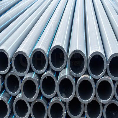 Tubos de abastecimento de água em HDPE personalizados de 5,8m/11,8m com pressão de 1,25mpa-2,5mpa e faixa de temperatura de -40°C a 60°C