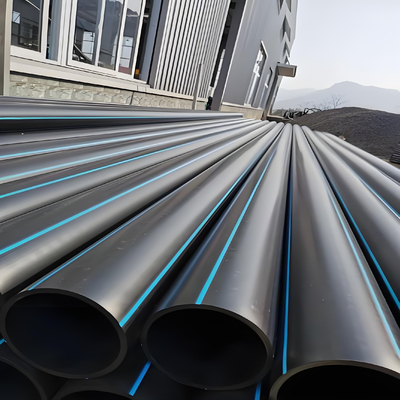Tubos de abastecimento de água em HDPE DN20mm-65mm com método de conexão por fusão topo a topo e padrão GB/T13663-2000