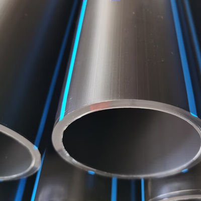 Tubos de abastecimento de água em HDPE com certificação ISO4427, 1.25mpa-2.5mpa, para sistemas de esgoto e drenagem