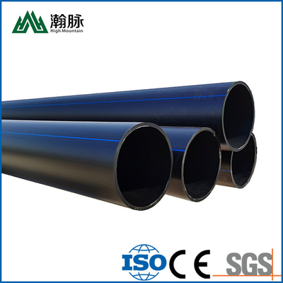 Certificação ISO9001 para Tubos de Abastecimento de Água em HDPE Preto Resistente à Corrosão