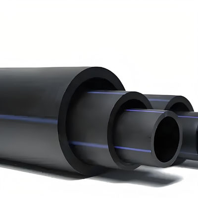 Tubos de abastecimento de água em HDPE duráveis com certificação ISO9001 e faixa de espessura de 2,3 mm a 117,6 mm