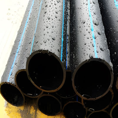 Tubos de abastecimento de água em HDPE duráveis com certificação ISO9001 e faixa de espessura de 2,3 mm a 117,6 mm