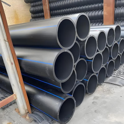 Tubos de abastecimento de água de HDPE resistentes à corrosão de polietileno de alta densidade HDPE padrão DIN8074