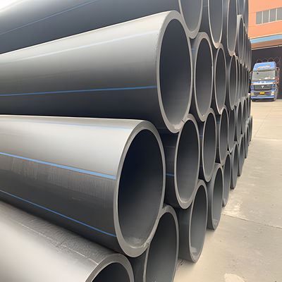 Tubos de Abastecimento de Água de HDPE Plástico Preto para Transporte de Água